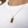 Vincero Beveled Tag Pendant